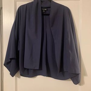 Navy lightweight throw